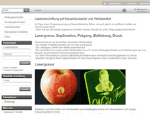 Tablet Screenshot of gravurmuster.de